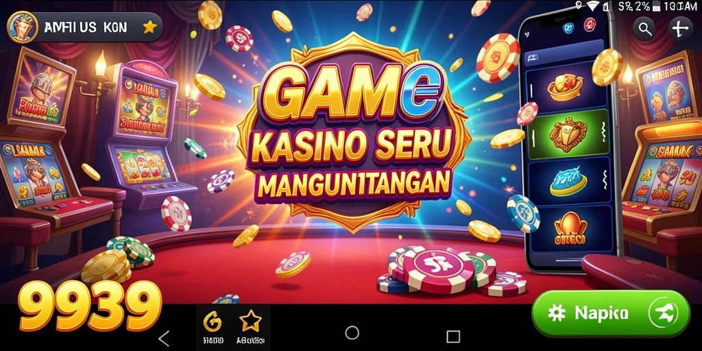 Tangkapan layar gameplay seru di aplikasi Kasino 9939.
