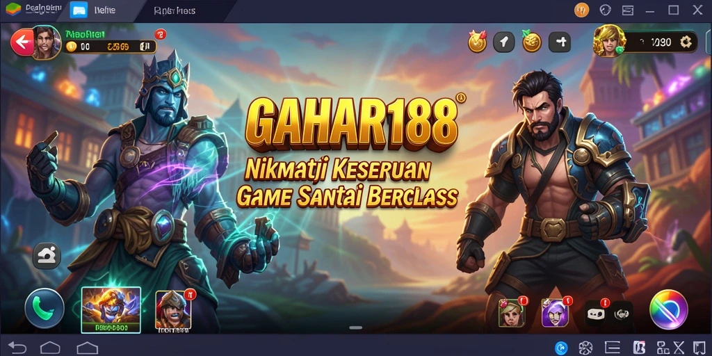 Tangkapan layar menampilkan keseruan gameplay santai GAHAR188.