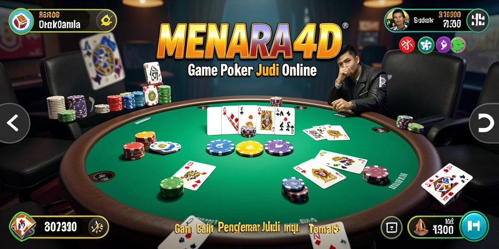 Gameplay menarik dari MENARA4D saat bermain Poker.