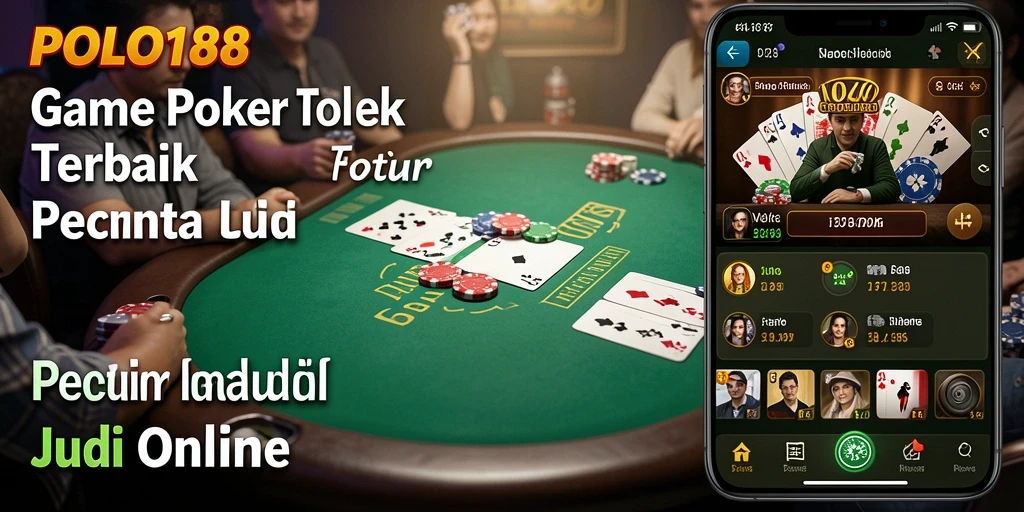 Screenshot gameplay Poker di POLO188 yang seru dan menantang.