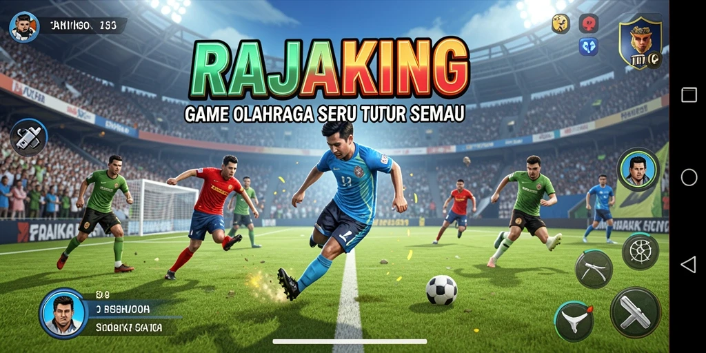 Tangkapan layar gameplay <strong>RAJAKING</strong> yang menunjukkan keseruan bermain olahraga.