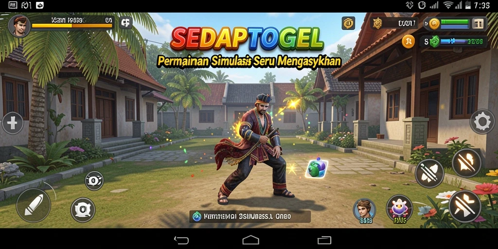 Tampilan gameplay SEDAPTOGEL yang menarik dan interaktif.