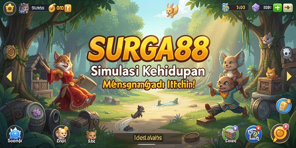 Tampilan gameplay SURGA88 yang mengesankan dan interaktif.
